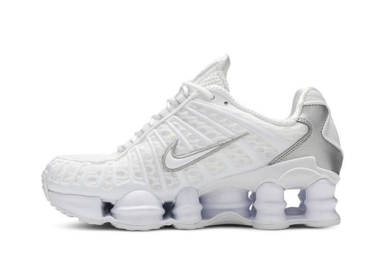 Nike Shox TL White Metallic Silver