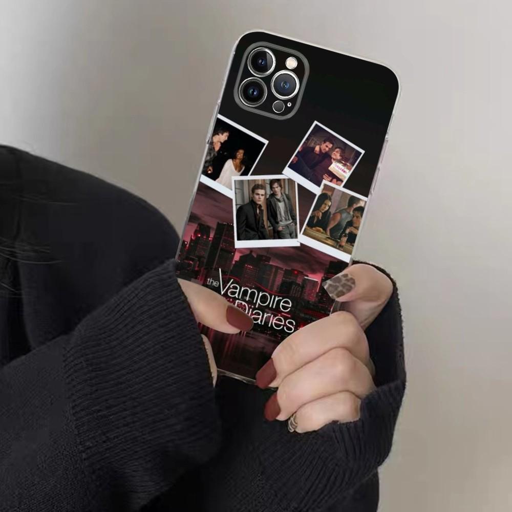 Чехол для телефона American Movie The Vampire Diaries для IPhone 16 15 8 7 6 6S Plus X SE XR XS 14 11 12 13 Mini Pro Max