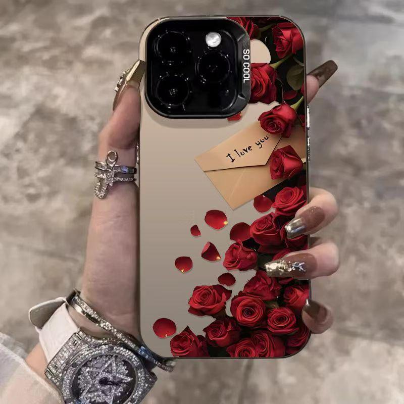 Чехол-конверт Rose Silver для Apple iPhone 17/16/15/14 Pro/15 Pro Max/13/12