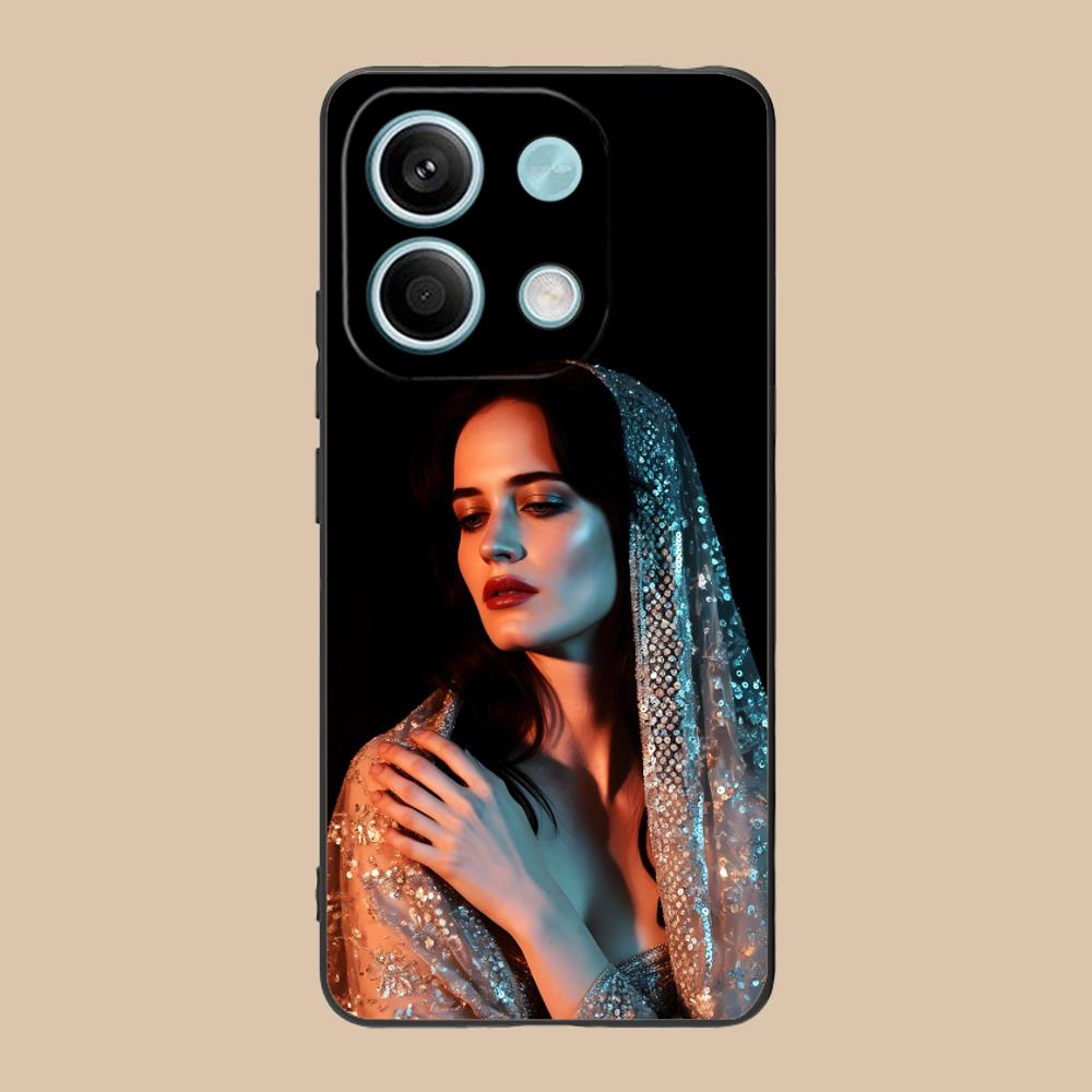 Матовая TPU чехол-бампер Eva Green для POCO F8 F7 F6 F5 F4 F3 F2 Pro GT C75 C71 C65 C61 C40 Pro Ultra Цветной чехол