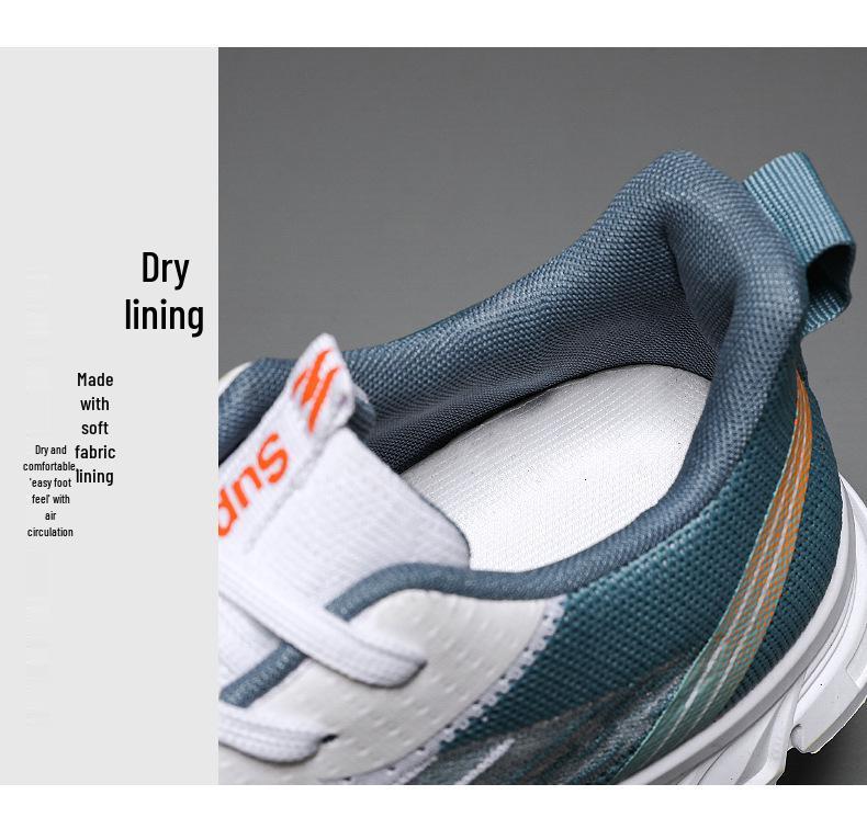 Jin Shi Yuan | Мужские беговые кроссовки Flyknit - Большой размер, Дышащие, Легкие, Удобные мокасины