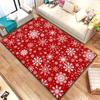 Большой ковер Art Snow Christmas HD с принтом, ковер для гостиной, спальни, украшение дивана, нескользящие коврики, дропшиппинг