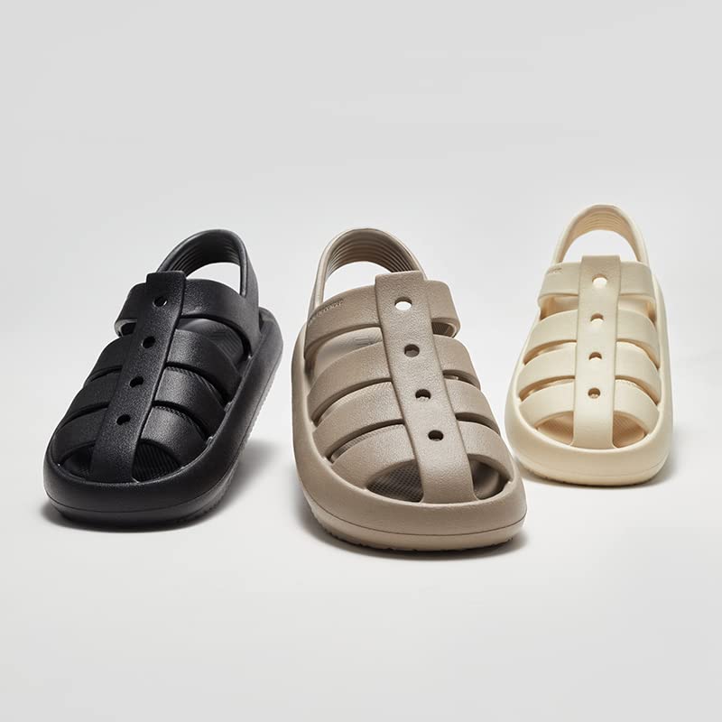 Utune XT987 Платформа Римские EVA Летние Уличные Запах Размеры Сандалии, Стиль, Материал, Унисекс, Нескользящие, Шлепанцы, Кроссовки, Антибактериальные, Устойчивые,