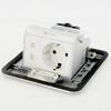 Square Style Network Computer Ground Plug Factory Aluminum Alloy Waterproof Ground Socket Damping Pop-up Floor Socket