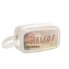 PVC Cartoon Cosmetic Bag Translucent Large Capacity Toiletry Storage Bag Waterproof Swimming Beach Bag Travel Makeup Bag