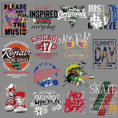 Моющиеся наклейки, термопереводные наклейки для одежды, термоклеевые нашивки, термоперенос для одежды