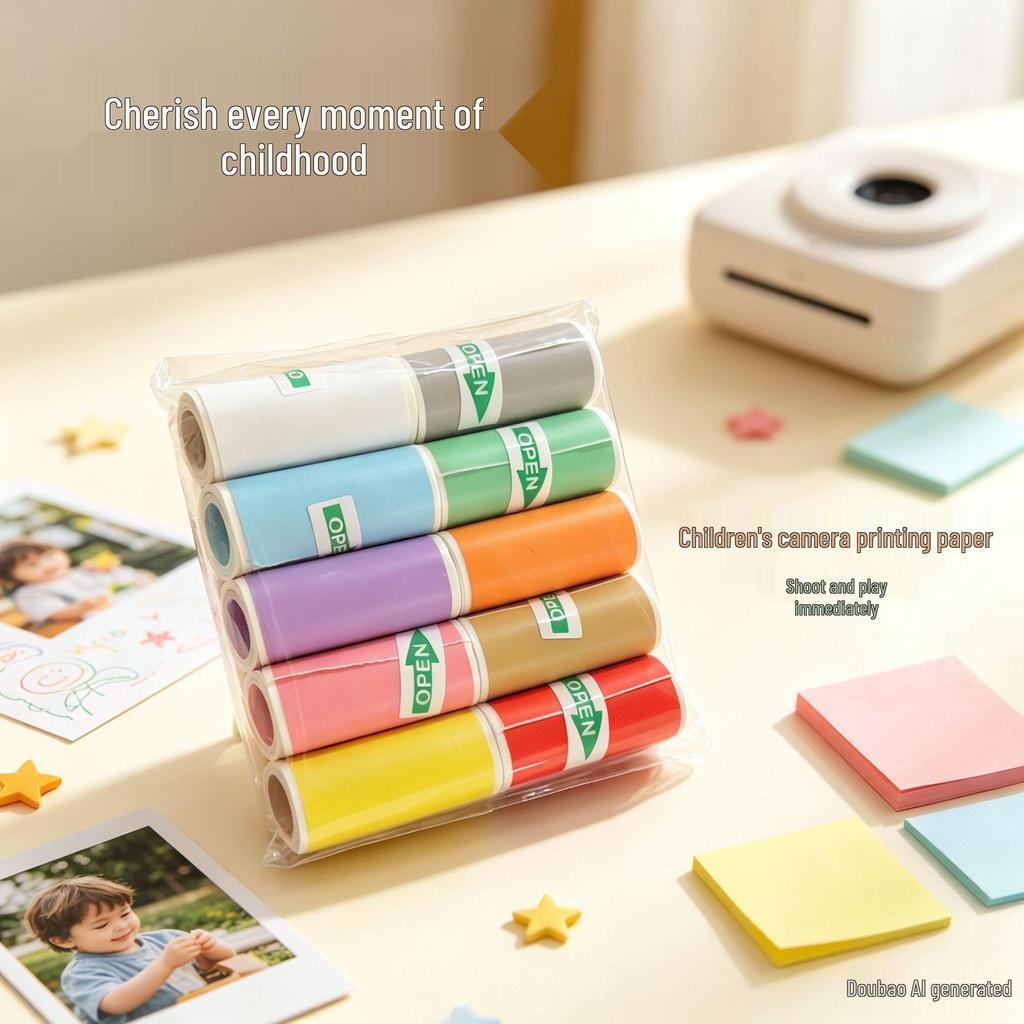 Экологичная термобумага без BPA для детских Polaroid-камер (57x25 мм)