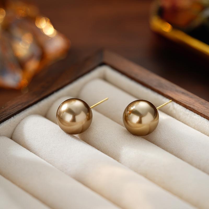 Серьги с жемчугом, минималистичные, литературные, геометрические, легкие, роскошные серьги разных размеров