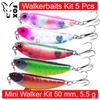 FOX Mini Walker Kit. Набор пластиковых приманок для рыбалки в коробке (5 pcs + box)