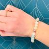 Meditation Bracelet - SHOP-STORY - Amazonite - One Size 18 Cm - Natural Stone - Woman