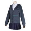 Aharen-san Wa Hakarenai Reina Aharen Cosplay Costume School Uniform Women Outfit Rok Blouse Suit Halloween Costume Wig Outfit