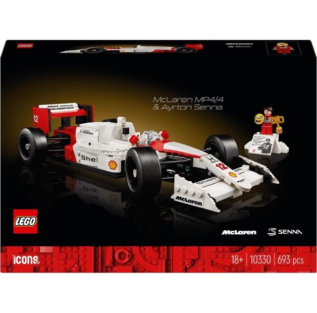 LEGO Icons 10330 McLaren MP4/4 и Айртон Сенна