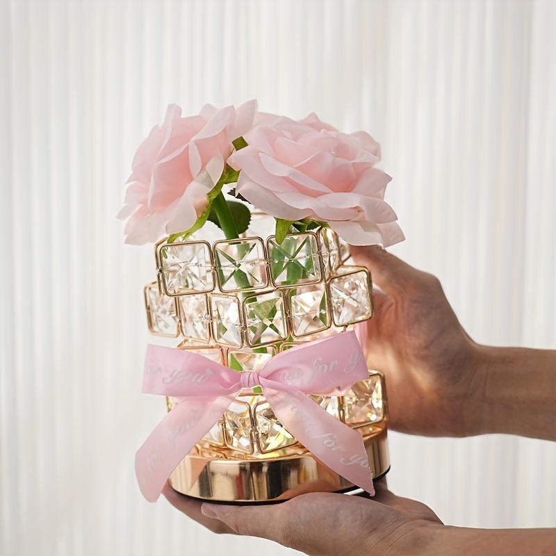 1 шт., настольная лампа с розовым кубиком Рубика, ночник для подарка девушке на день рождения, фестиваль Цикси, подарок на День святого Валентина, расширенное украшение