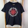 Футболка Red Hot Chili Peppers Мужская Размер L Черный Принт с Логотипом Хлопок Круглый Вырез Для улицы