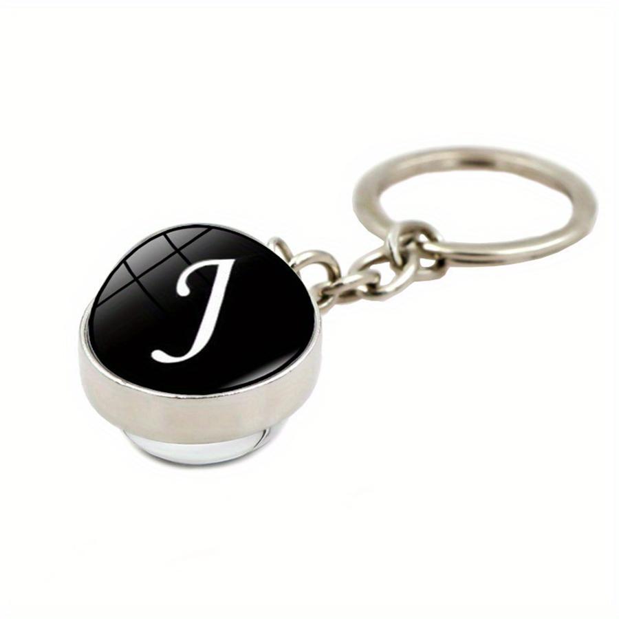 26 английских букв простой стиль металлические начальные шармы подвеска брелок вещи на день Святого Валентина для него друзья любовь набор подарки