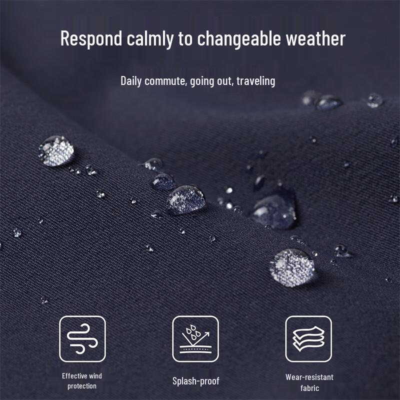 Septwolves Men's Fall Business Casual Water-Repellent Jacket