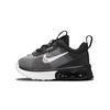 Кроссовки Air Max 2021 TD DB1110-001 для малышей, черные с серо-железным и белым, без шнурков