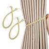 2Pcs Curtain Tiebacks Window Drapery Ropes Holdbacks Cotton Rope Weave Tie Curtain Holder Buckles Home Decorative Accessories