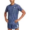 Adidas Футболка Aeroready Outdoor Casual Sports с круглым вырезом и коротким рукавом для мужчин, синяя IV9982