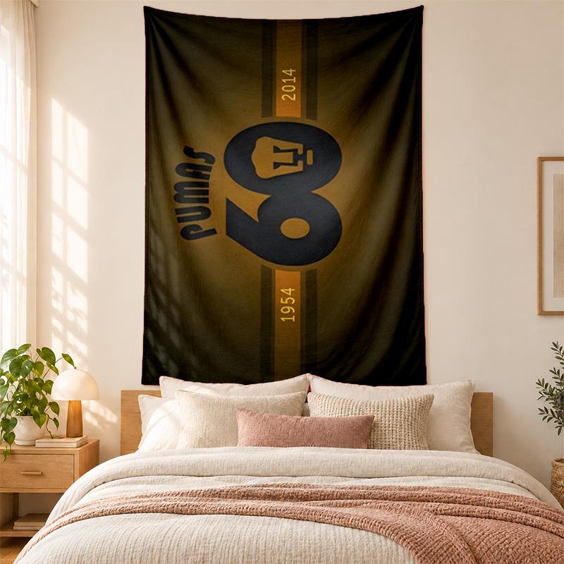 Club universidad nacional pumas Tapestry highquality for decorating living room bedroom dorm walls ideal as bedroom wallart orholiday gift