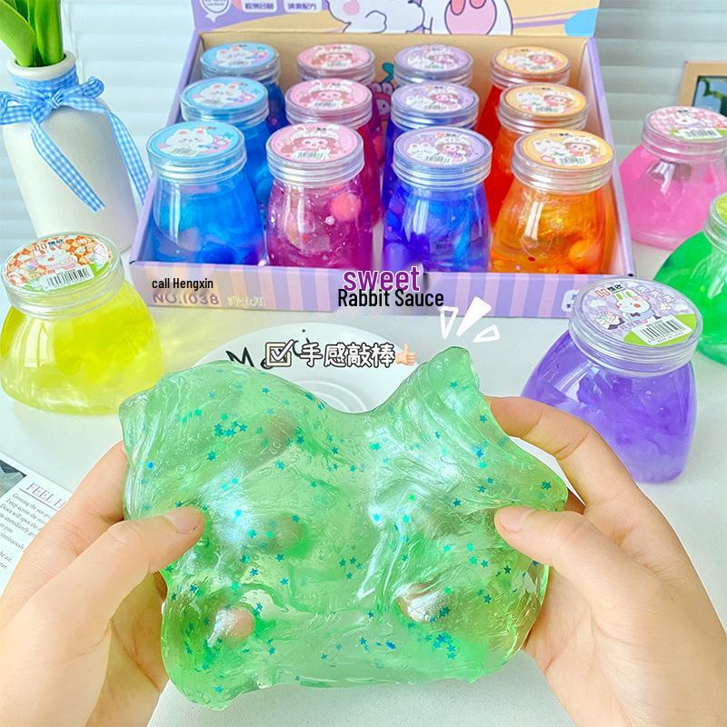 Creative Bubble Gum Jelly Crystal Slime Toy