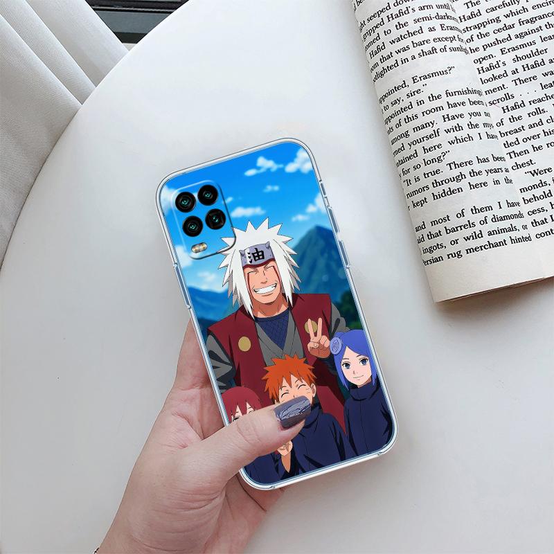 RA22 NARUTO Jiraiya Transparent Phone Case for Motorola Moto G7 G8 G9 G84 G85 G73 G24 G15 Z2 Play Power Plus