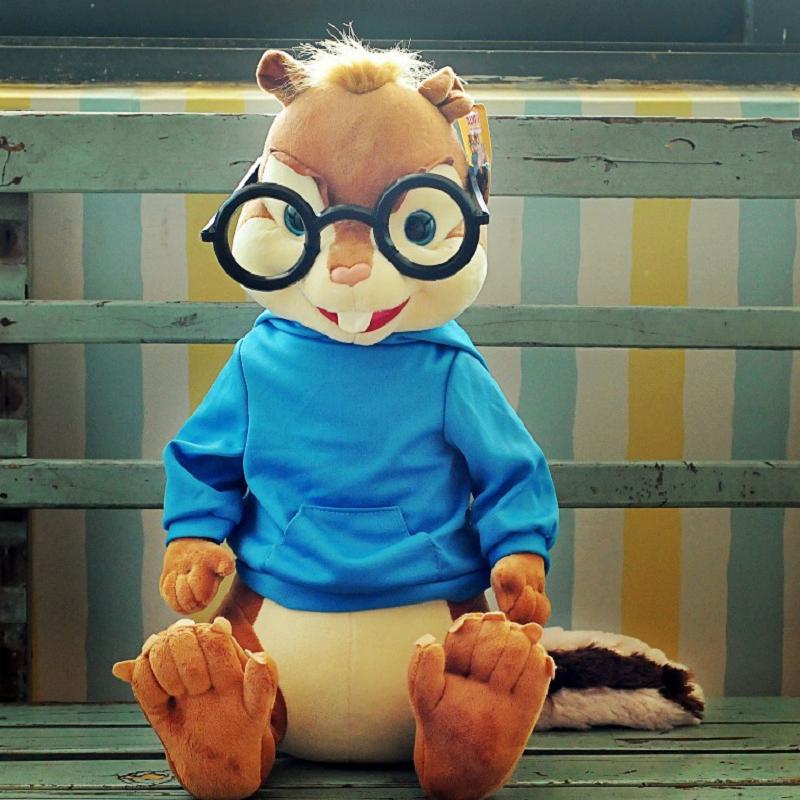 Элвин и бурундуки Теодор Саймон плюшевая мягкая игрушка-кукла в подарок