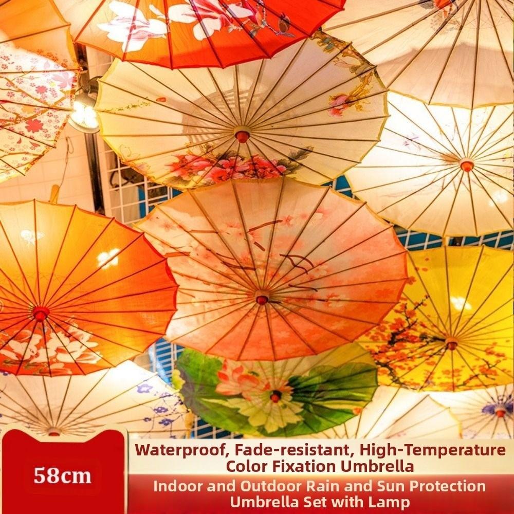 Шелковый декоративный зонт для детей 10 цветов Костюмы Зонт для фотосъемки Танцевальное выступление