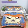 3pcs Hamtaro Duvet Cover Set - Machine Washable, Includes 1 Duvet Cover and 2 Pillowcases, No Core Included yy251022195