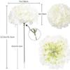 10 Pieces Hydrangea Artificial Flower Silk Flower Simulation Hydrangea Wedding Decor for Dining Table Kitchen Floral Decor