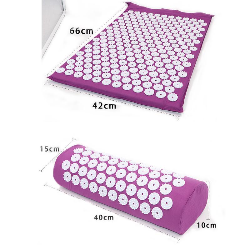 Body Foot Massage Cushion Acupressure Mat Acupuncture Pillow Pain Relief Release Stress