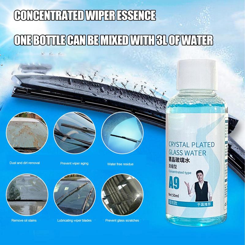 Vehicle Windshield Cleaning Fluid Auto Glass Cleaning Agent 50ml Car Window Glass Wiper Washer Car Wash Accessories
