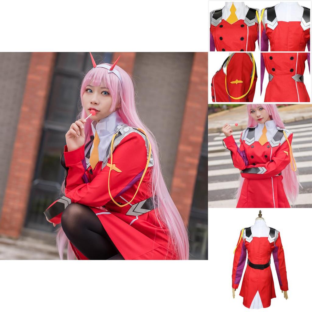 Модный костюм Зеро Ту из Darling In The Franxx, идеально подходящий для празднования Хэллоуина