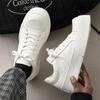 2024 Новые осенне-зимние нишевые дизайнерские туфли на платформе с индивидуальным дизайном, мужские кроссовки для сноуборда 87678 White-J