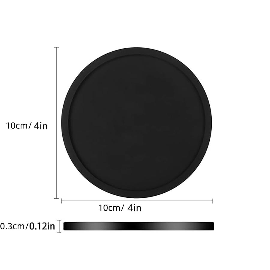 12 шт. Силиконовые подставки круглые Набор подставок для напитков с держателем Подставки для питья Бар Ресторан Подставки Термостойкие подставки для чашек