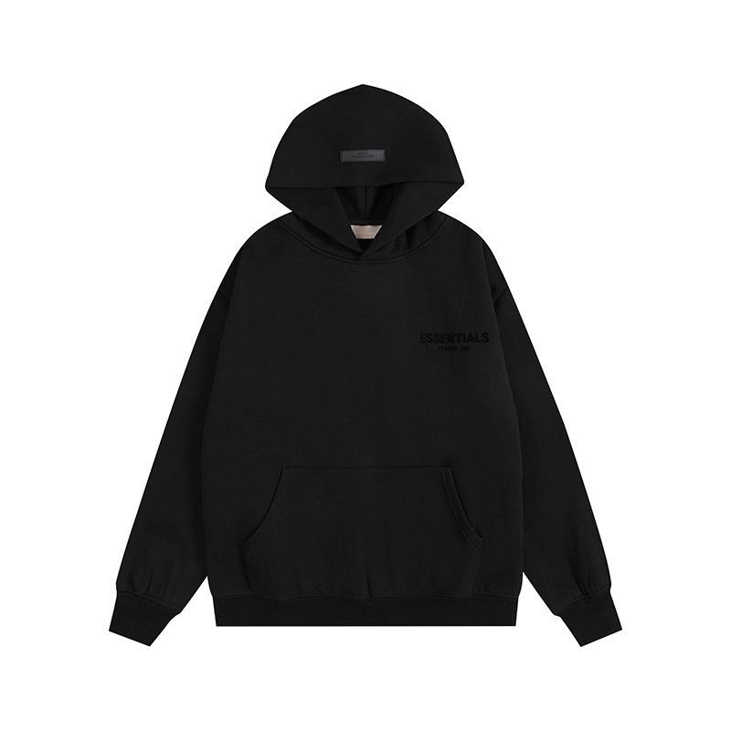 Худи Fog Essentials с flocked-буквами - Унисекс, свободный крой, с подкладкой из плюша