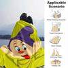 1pc, Disney Dopey Cartoon Character Throw Blanket Home Decor, Couch Cover, Outdoor, Gift Idea, Flannel Blanket for Bed, Living Room, Travel