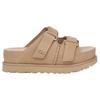 Сандалии тапочки на платформе толстая подошва Golden Star GOLDENSTAR HI SLIDE 1155458 SAND [UGG] женские US8(25,0 см) [Элемент]