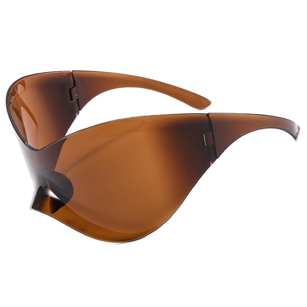 Популярные женские солнцезащитные очки Оверсайз преувеличенные Панк солнцезащитные очки Солнцезащитные очки Мужские UV400 Защита Оттенки Зеркальные Цветные Y2K Очки