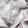 Roman Diamond Bracelet Watch, Fashionable Quartz Watch Full of Diamonds