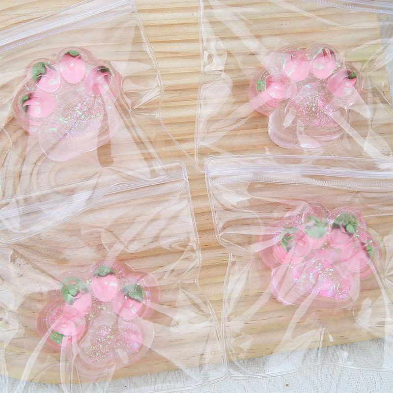 Детская антистрессовая мягкая Tpr медленно отскакивающая блестка мальтоза щипковая игрушка снятие стресса эластичная клубника кошачий коготь декомпрессионные игрушки