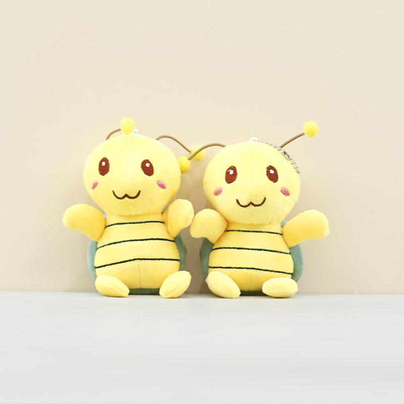 Cartoon Cute Turtle Plush Keychain Soft Short Hair Bag Charm Collection Toy