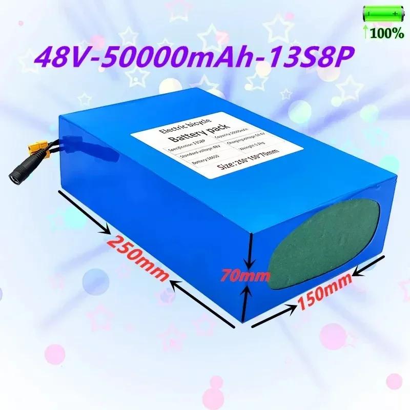 Li-ion 50000MAH 48V 13S8P Suit Citycoco Motorized Scooter Use Battery Model Aircraft Electric Tools Cartssolar Energy Inverters