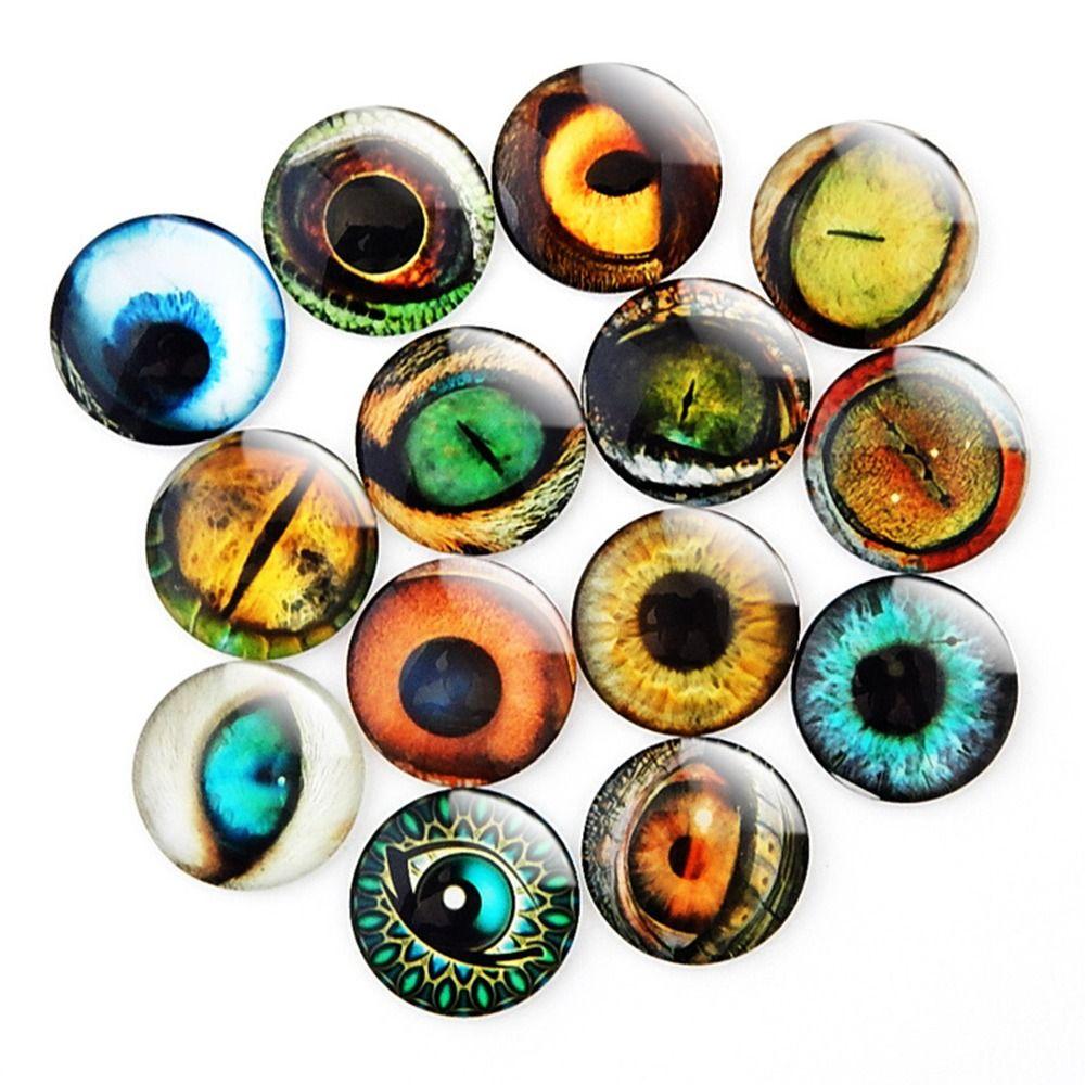20pcs/10pairs 6mm-20mm Puppet Crystal Eyes Crystal Glitter Crystal Eyes  DIY Doll Accessories