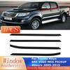Для Toyota Hilux SR5 VIGO MK6 ПИКАП 4Двери 2005-2015 Автомобильные Молдинги Оконные Уплотнители Уплотнительные Резиновые Полоски