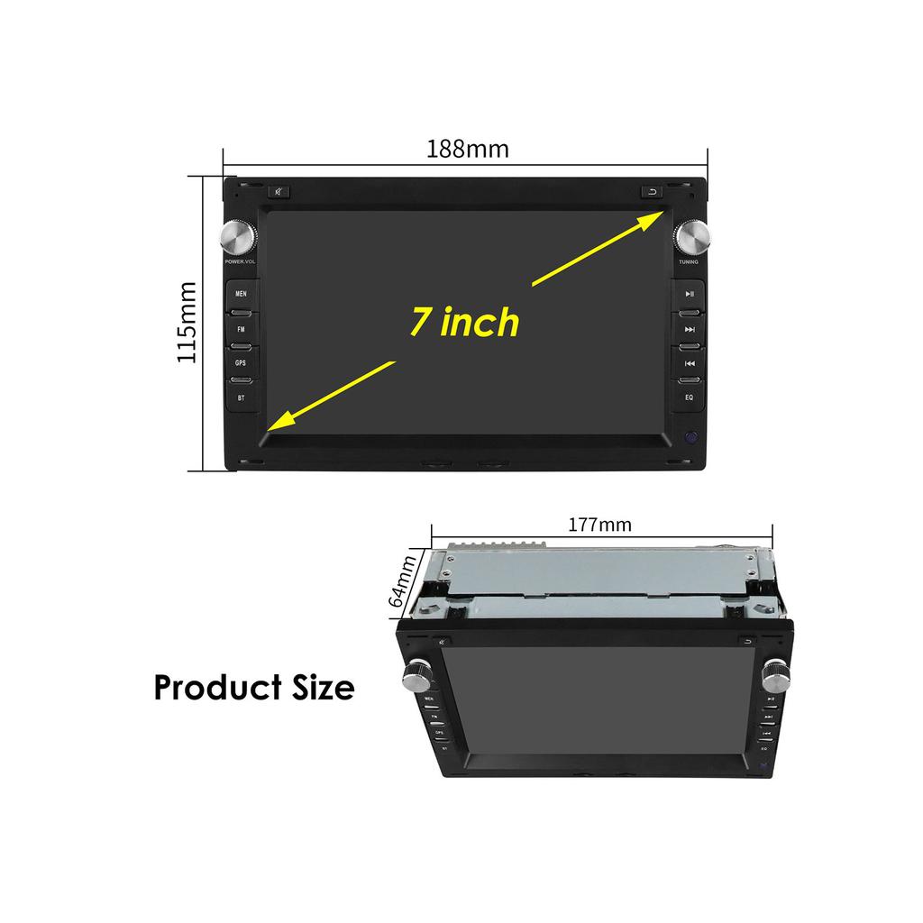 Hizpo Intelligent Screen 8Core DSP Car Multimedia Player for VW Golf 4 Passat POLO Transport T5 Multivan Seat Jetta CarCarplay 4G Autoradio AI GPS