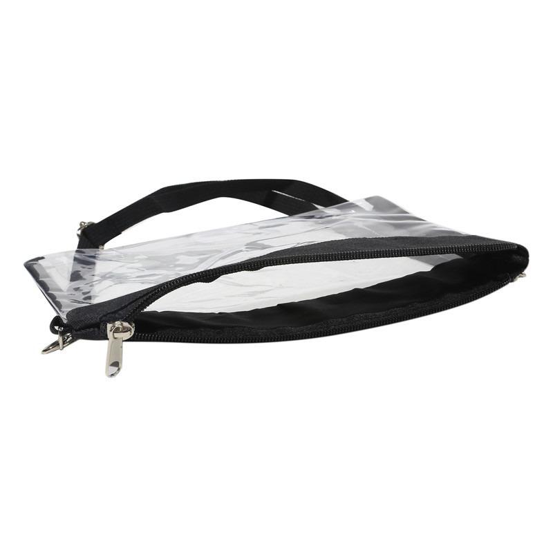 Популярная простая прозрачная сумка через плечо из ПВХ, универсальный кошелек с ключом для телефона, сумка через плечо с нулевым кошельком