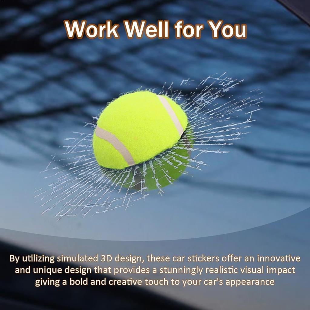 Car Stickers, Ball Car Stickers | Car 3D Elf Ball Car Stickers, Car Window