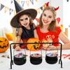 Halloween Cauldron 3 Pieces Halloween Serving Candy Bowls Holiday Tableware Candy Bucket For Daily Indoor Outdoor Kitchen Living