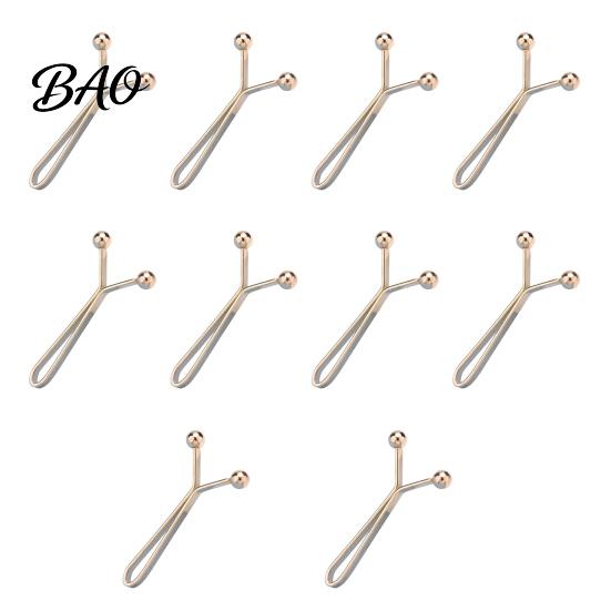 Damage Free Pants Clip 5/10Pcs Waist Tightener for Pants, Reusable Cincher Alloy Loose Jeans, No Sewing Trousers Leg Shortening Clamp Clothing